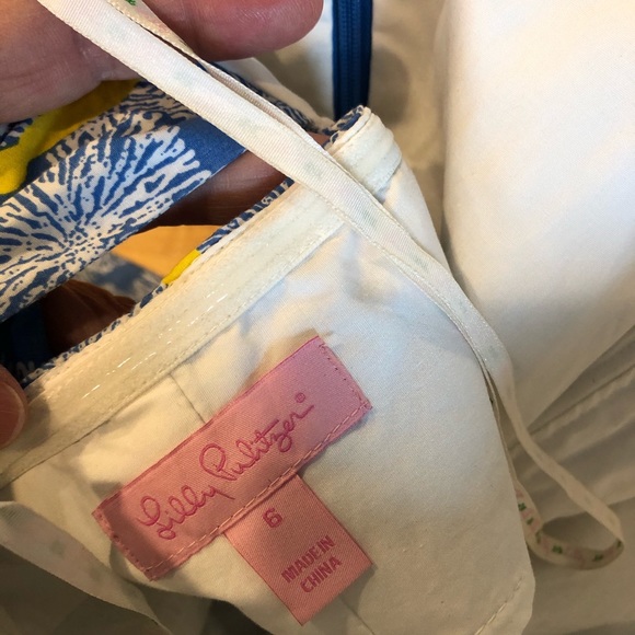 Lilly Pulitzer Butterfly Dress Size 6 - Picture 3 of 4